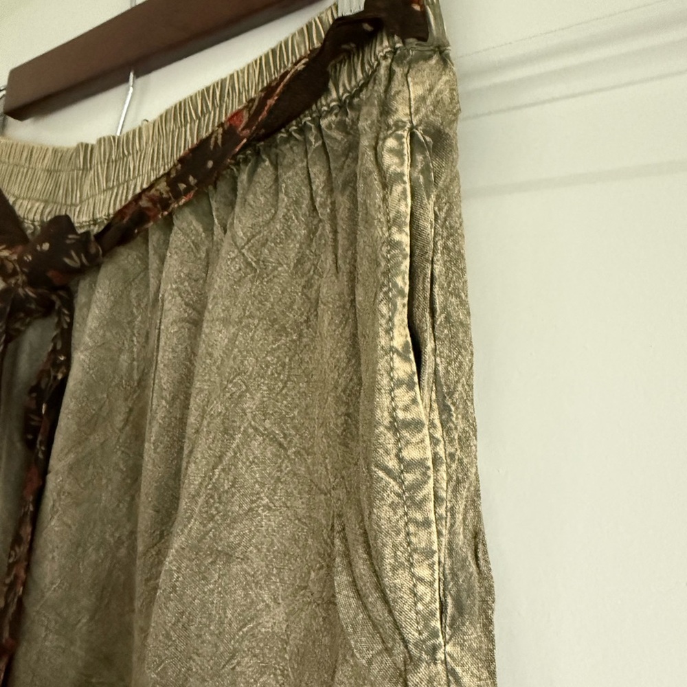 Young Threads Boho Patchwork Wide-Leg Pants Festi… - image 10